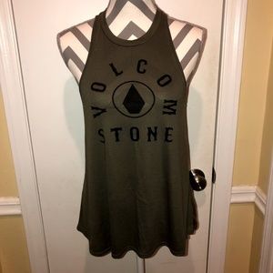 Volcom Tank - Olive colored
